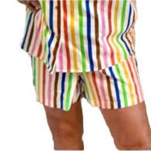 Woven knit Striped Pride Shorts